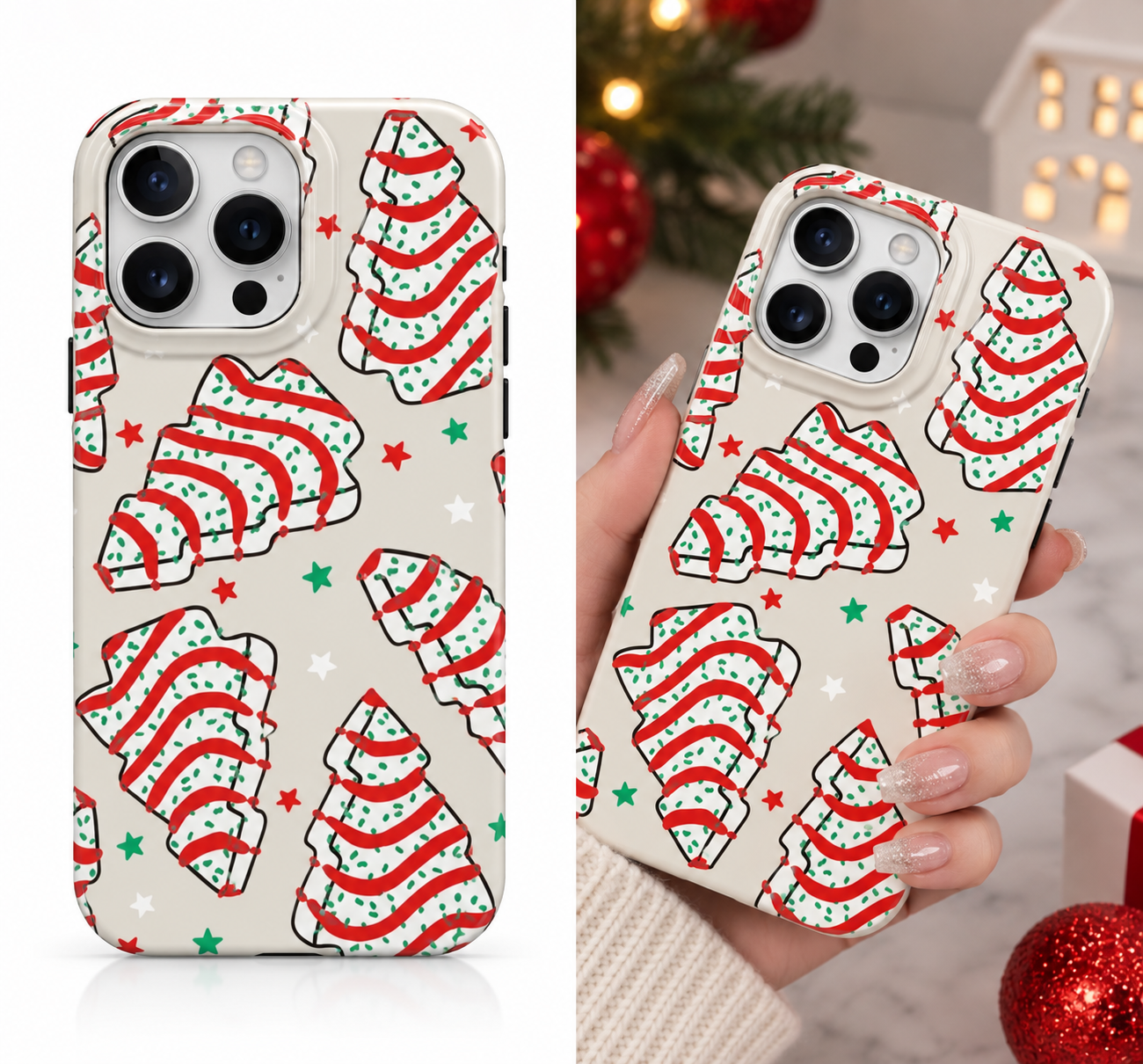 Christmas Tree Cake iPhone Case