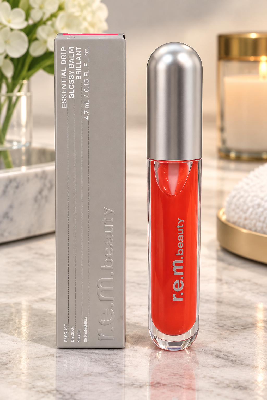 r.e.m. beauty Essential Drip Glossy Balm - Shirley