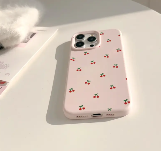 Pink Cherry Pop iPhone Case
