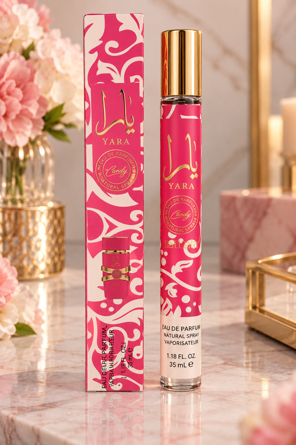 Lattafa YARA Candy Eau De Parfum Travel Spray