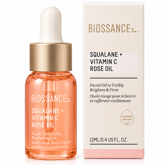 Biossance Squalane + Vitamin C Rose Oil 