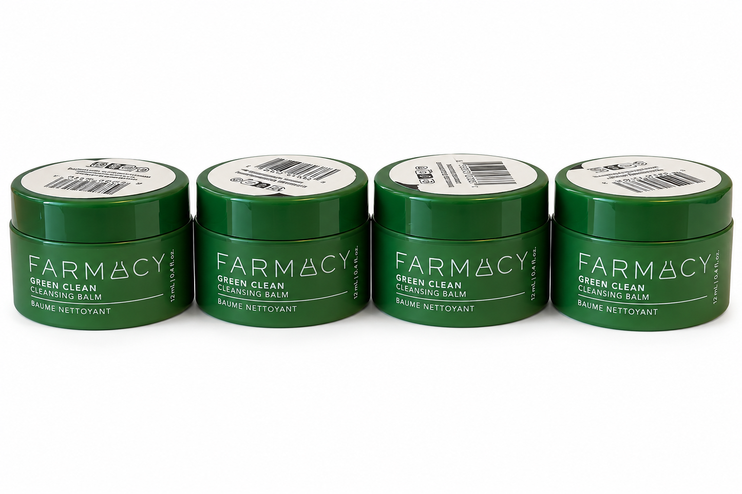 Farmacy Green Clean Cleansing Balm – 12 mL (0.4 fl oz) – Set of 4