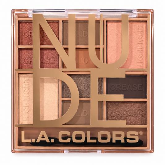 L.A. COLORS Color Block Eyeshadow Palette – Nude