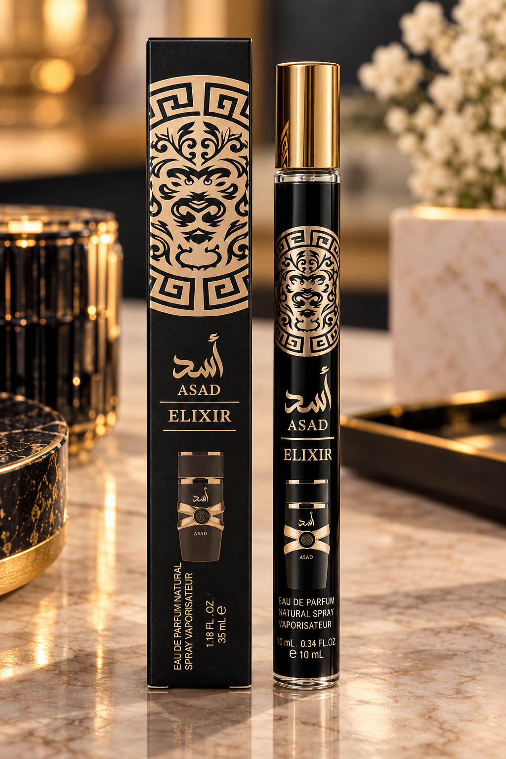 Lattafa Asad Elixir Eau de Parfum Travel Spray