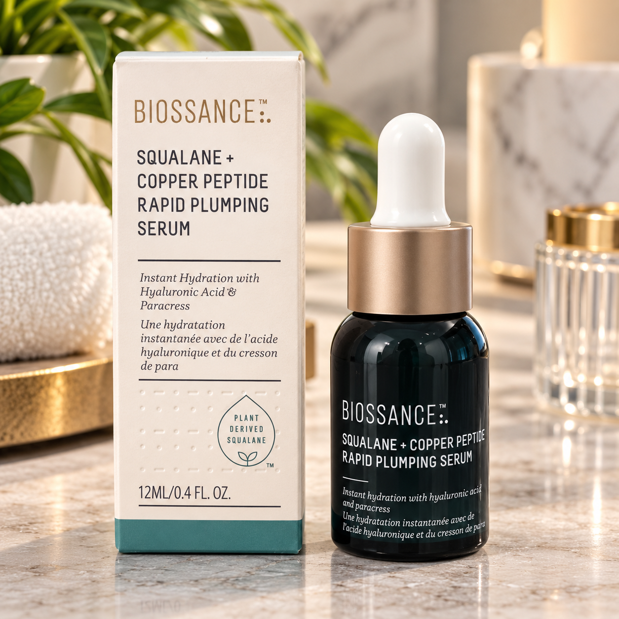 Biossance Squalane + Copper Peptide Rapid Plumping Serum