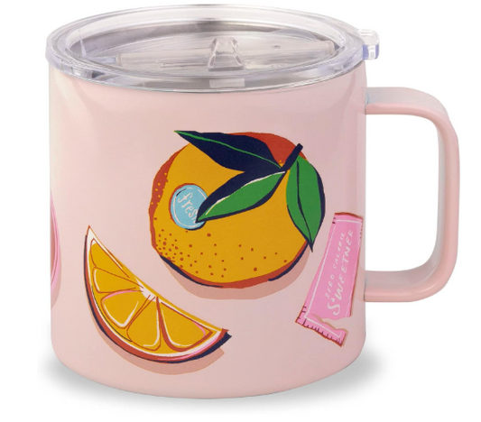 Kate Spade Stainless Steel Coffee Mug - Pink Sugar