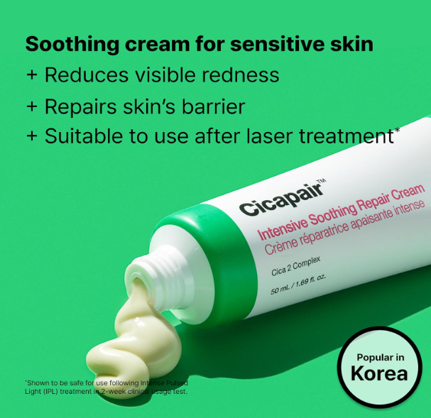 Dr. Jart+ Cicapair™ Sensitive Skin Korean Face Moisturizer for Redness with Centella Asiatica