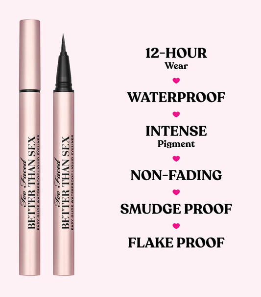Too Faced Better Than Sex Easy Glide Waterproof Liquid Eyeliner