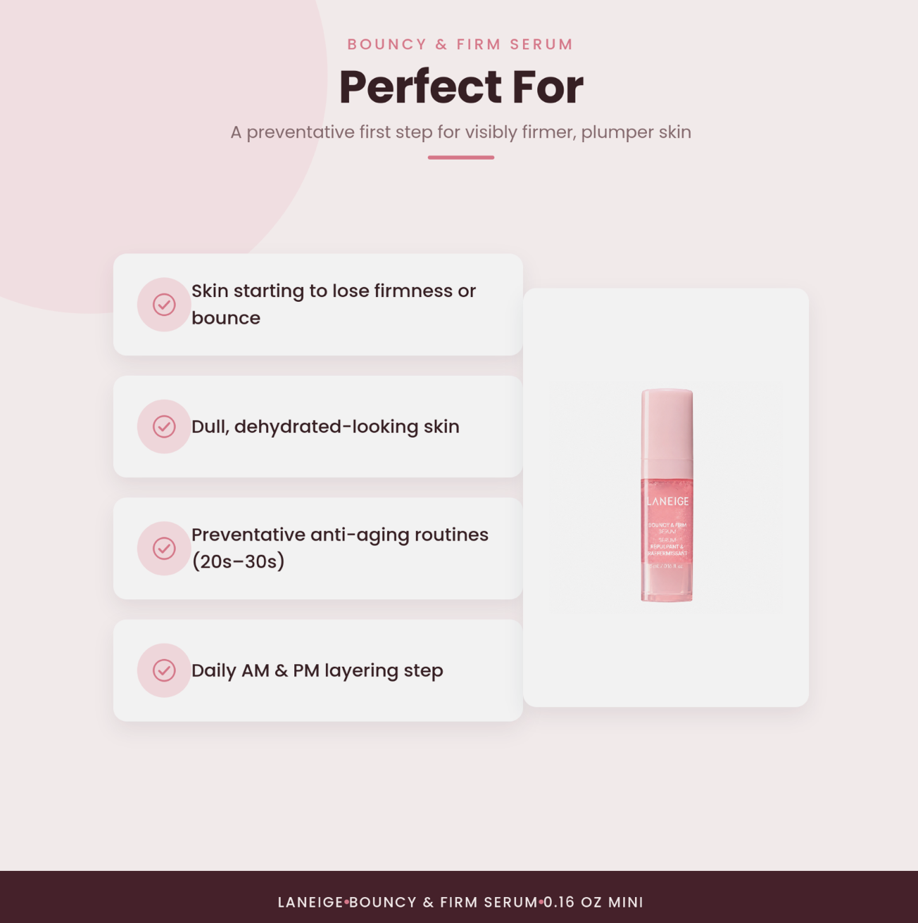 Laneige Bouncy & Firm Serum Mini