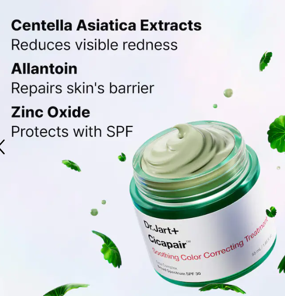 Dr. Jart+  Cicapair™ Soothing Color Correcting Treatment SPF 30 with Centella Asiatica Extracts